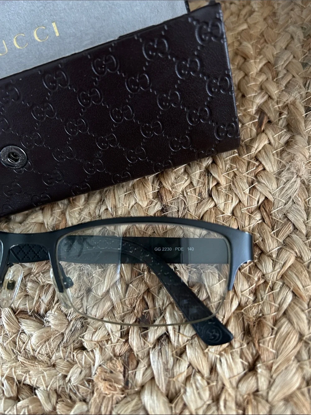 Gucci semi rimless